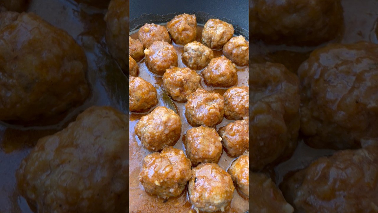 Receta de Albóndigas con setas fáciles y sabrosas