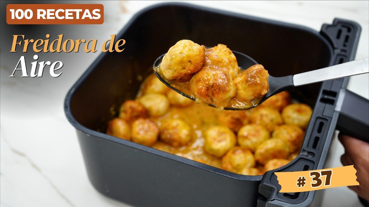 Receta de Albóndigas en freidora de aire