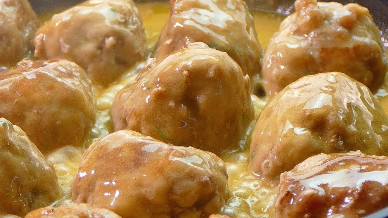 Receta de Albóndigas en salsa de la abuela
