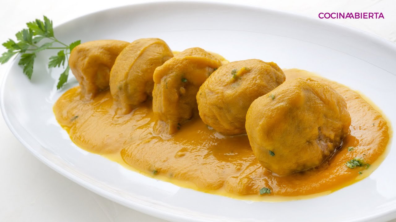 Receta de Albóndigas en salsa de zanahoria