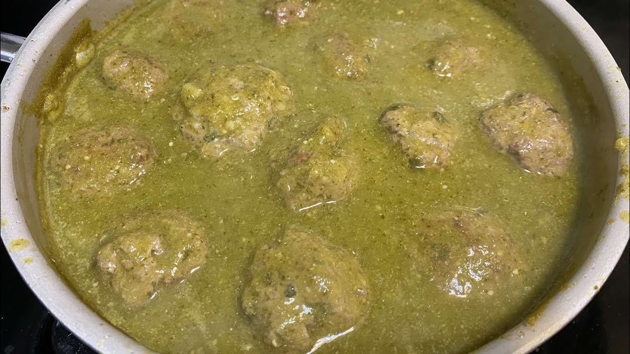 Receta de Albóndigas en salsa verde