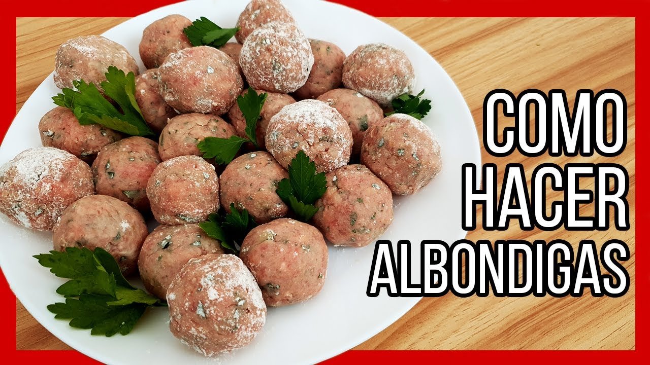Receta de Albóndigas fritas de carne