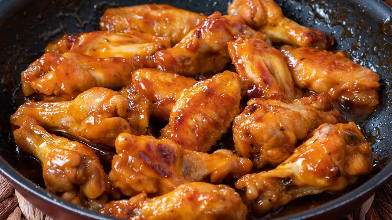 Receta de Alitas de pollo a la naranja