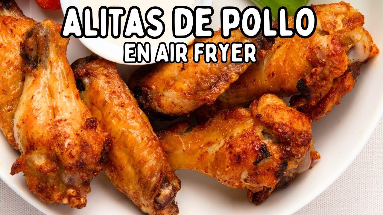 Receta de Alitas de pollo crujientes en freidora de aire