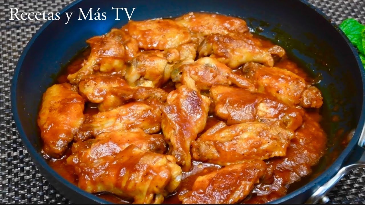 Receta de Alitas de pollo en salsa fácil y deliciosa