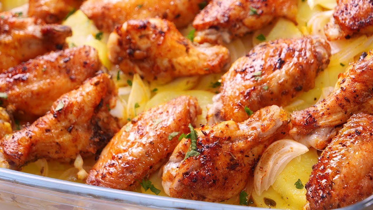 Receta de Alitas de pollo picantes al horno