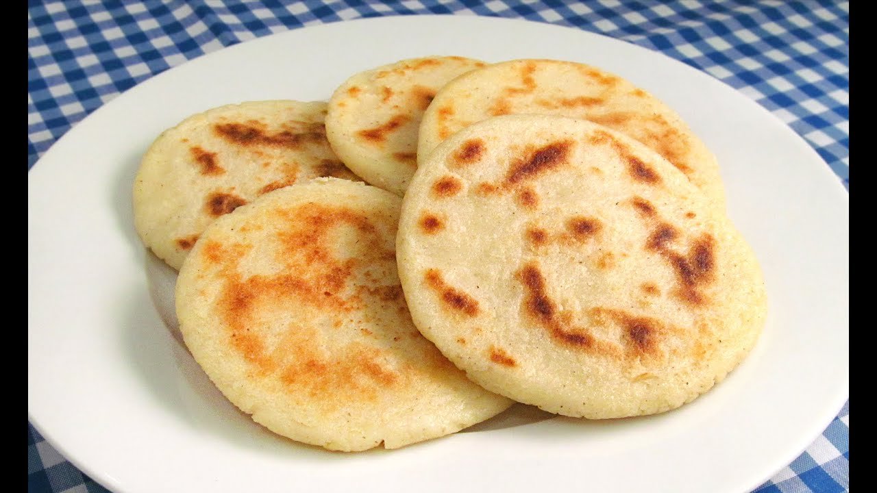 Receta de Arepa basica