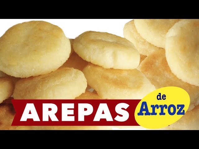 Receta de Arepas de arroz con maicena