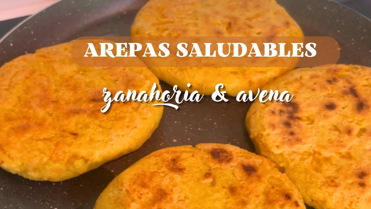 Receta de Arepas de zanahoria Fitness
