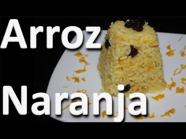 Receta de Arroz a la naranja