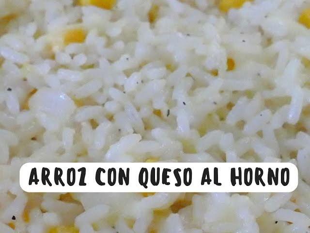 Receta de Arroz al horno con queso y crema