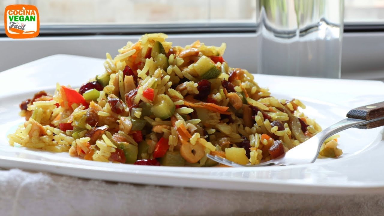 Receta de Arroz basmati con verduras