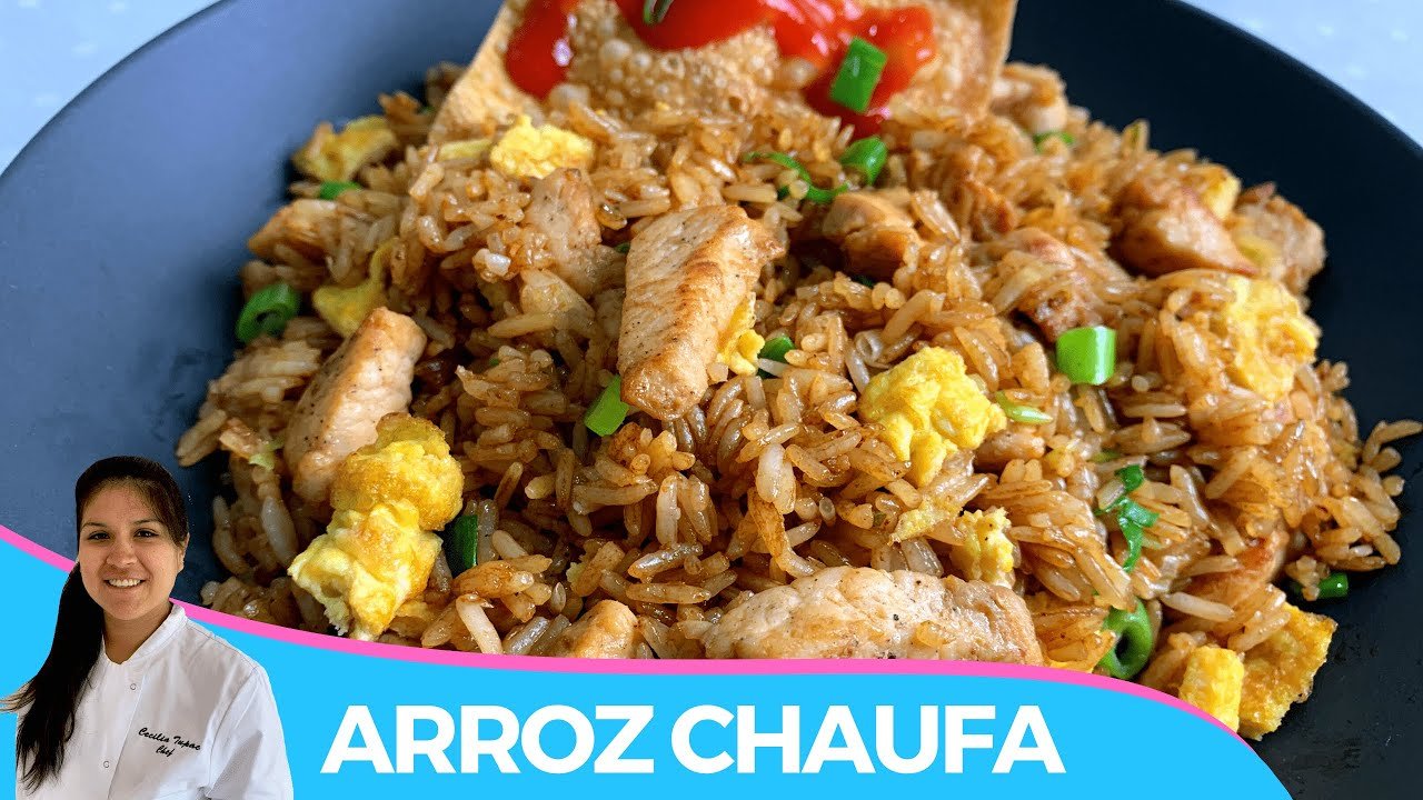 Receta de Arroz chaufa de pollo