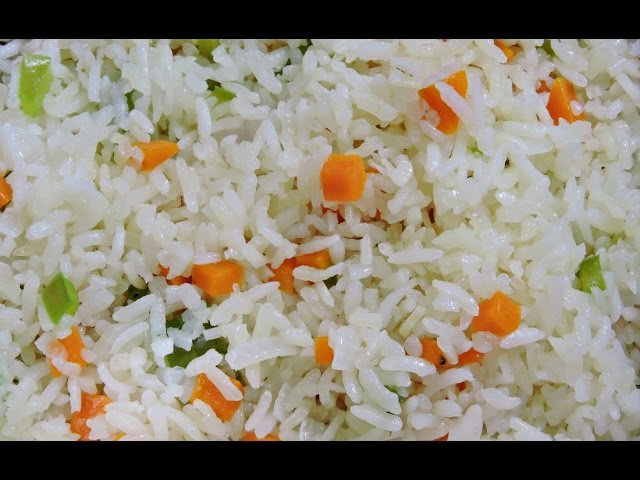 Receta de Arroz cocinado con aceite de coco