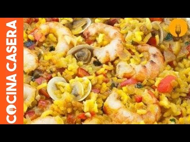 Receta de Arroz con almejas y gambas