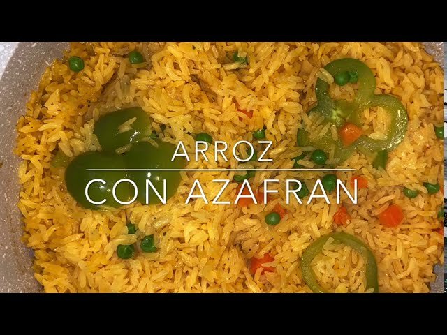 Receta de Arroz con azafrán y almendras