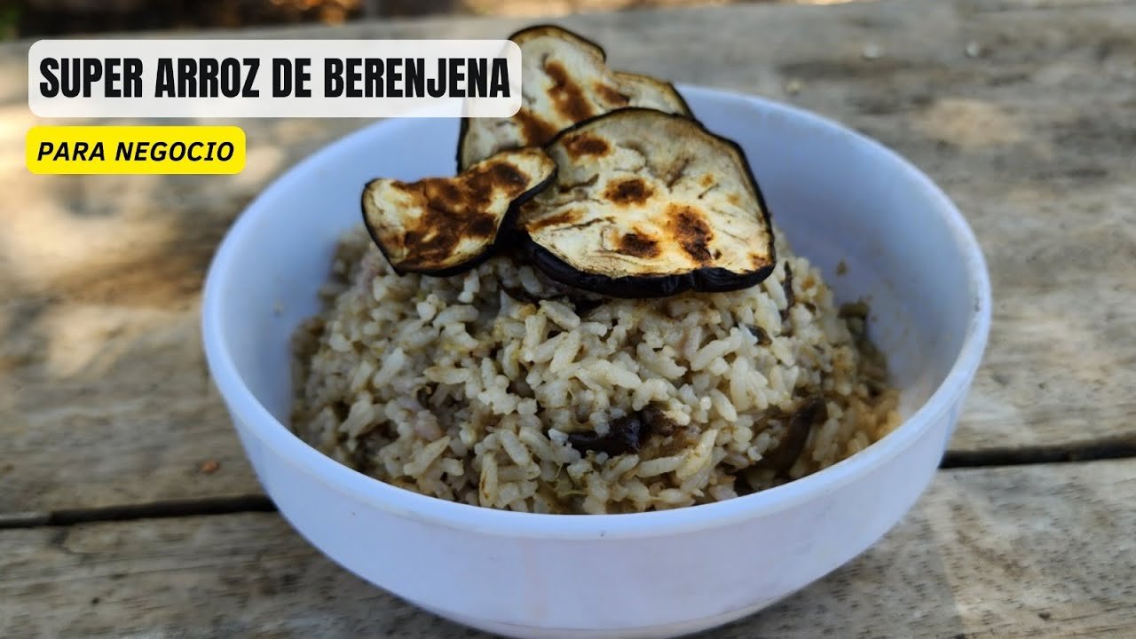 Receta de Arroz con berenjenas