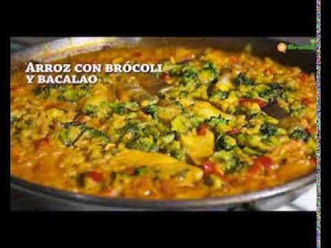 Receta de Arroz con brócoli y bacalao