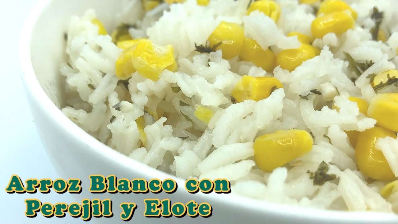 Receta de Arroz con choclo y perejil