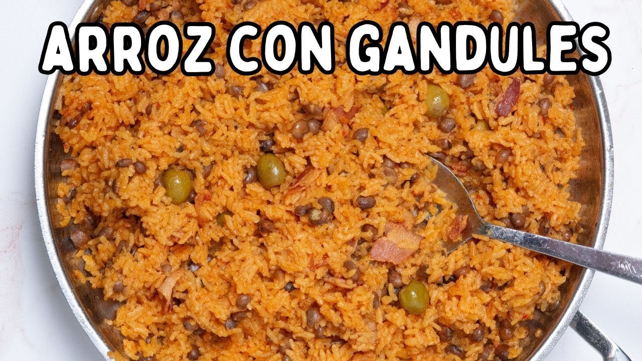 Receta de Arroz con gandules puertorriqueño
