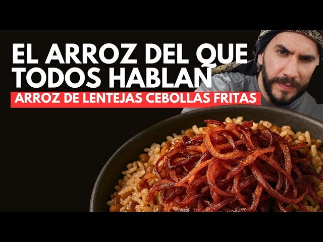 Receta de Arroz con lentejas árabe