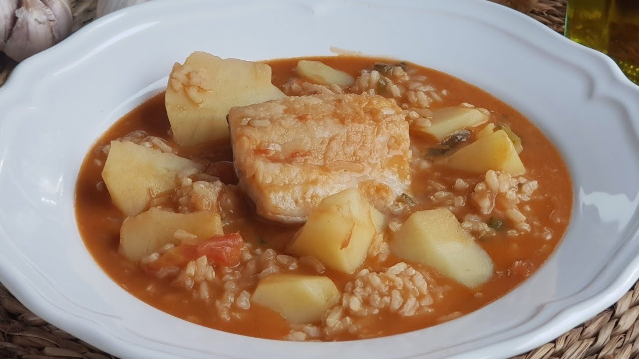 Receta de Arroz con patatas y bacalao