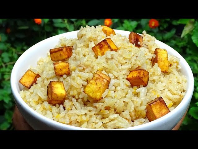 Receta de Arroz con plátano frito
