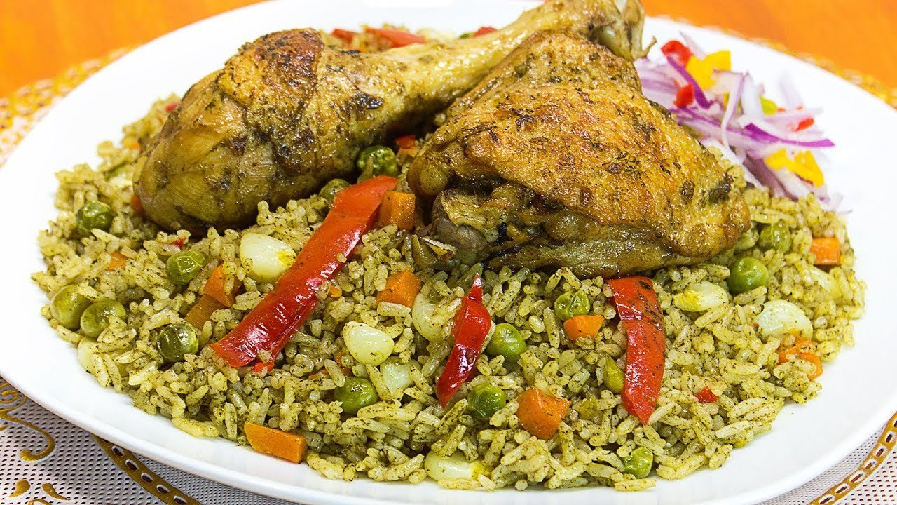 Receta de Arroz con pollo peruano