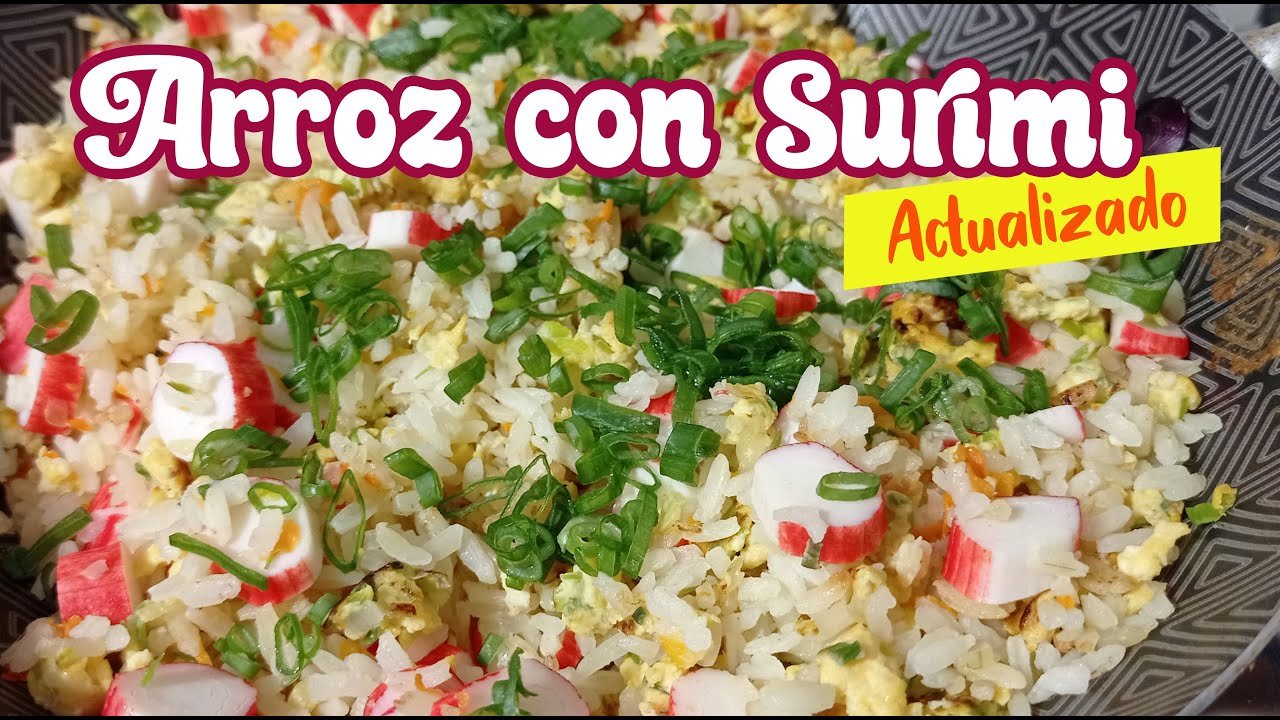 Receta de Arroz con surimi