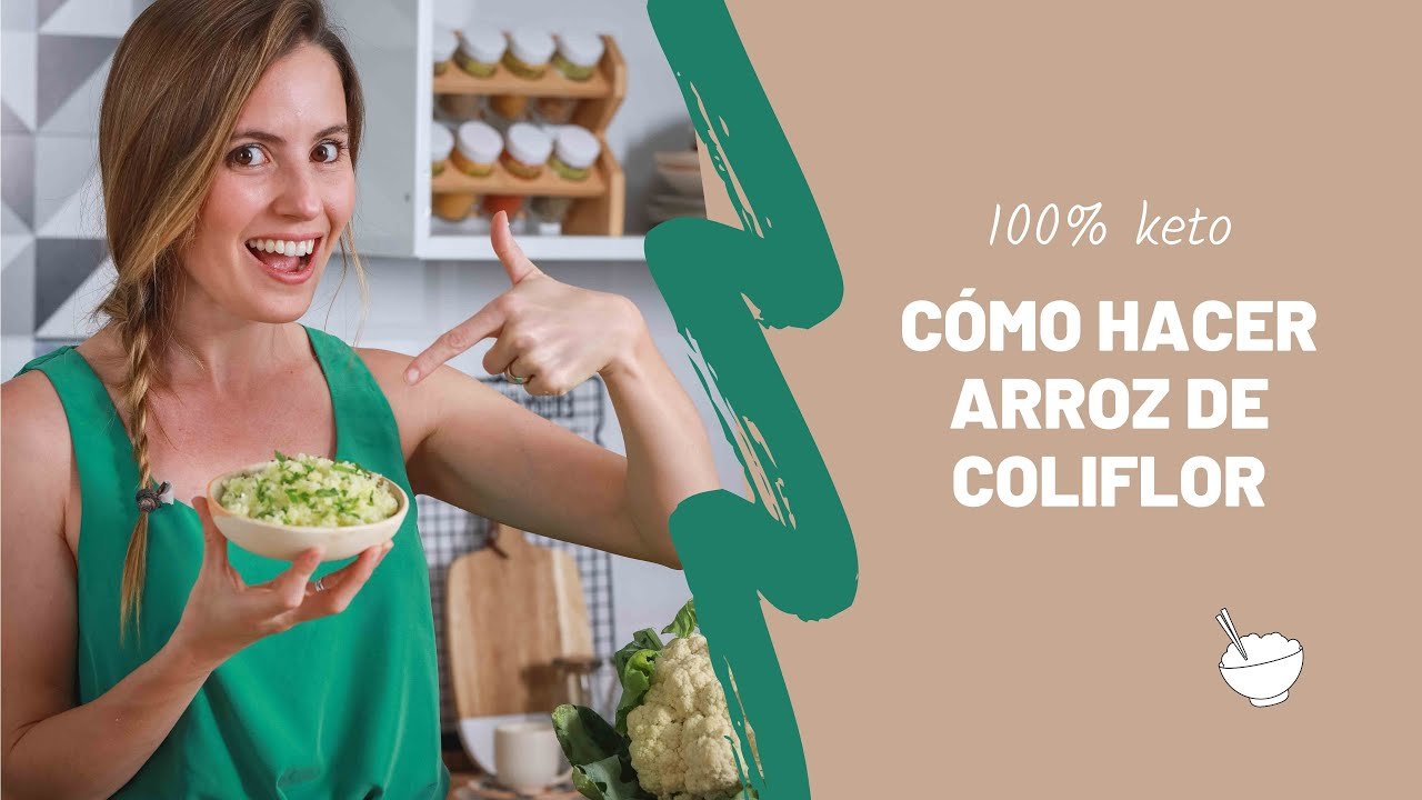Receta de Arroz de coliflor keto
