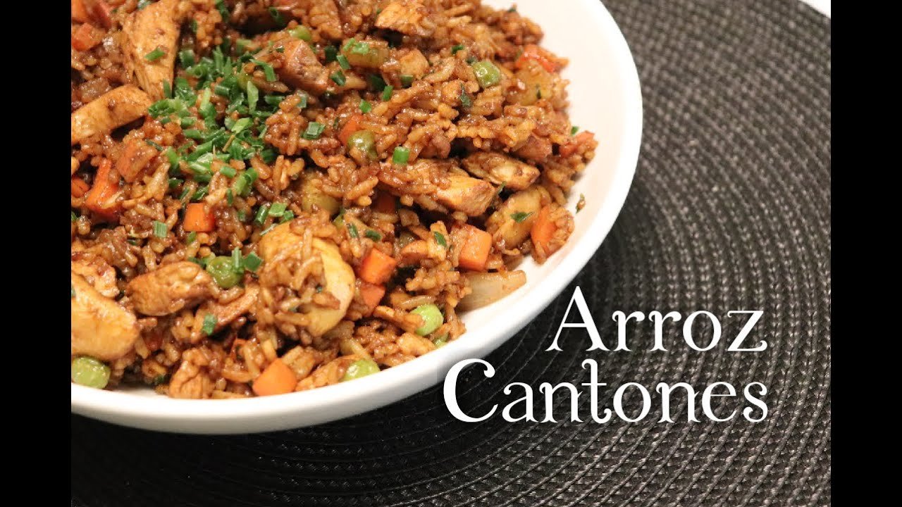 Receta de Arroz frito cantonés