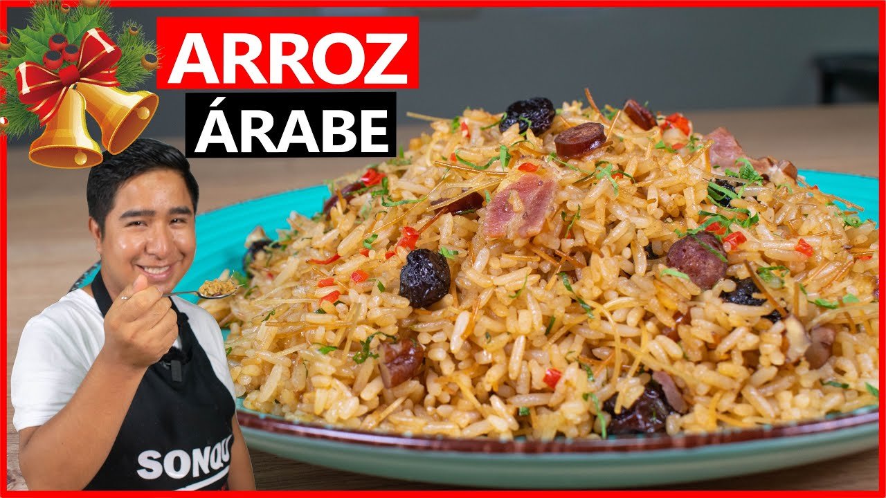 Receta de Arroz navideño peruano