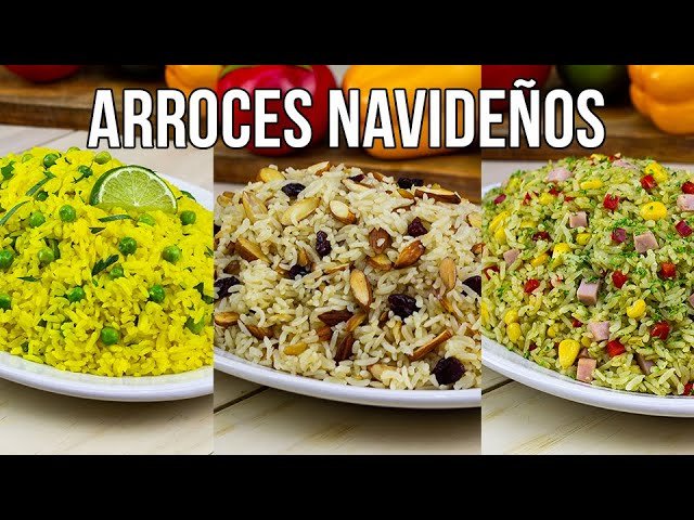 Receta de Arroz navideño rápido