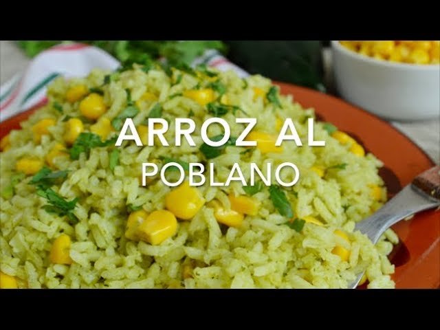 Receta de Arroz poblano