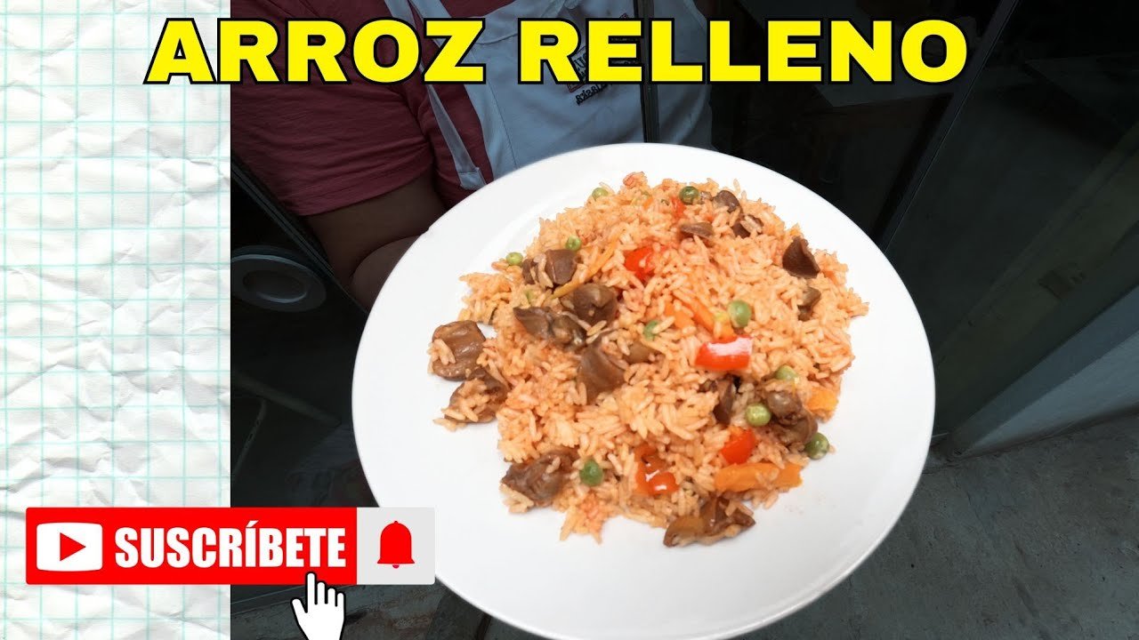 Receta de Arroz relleno peruano