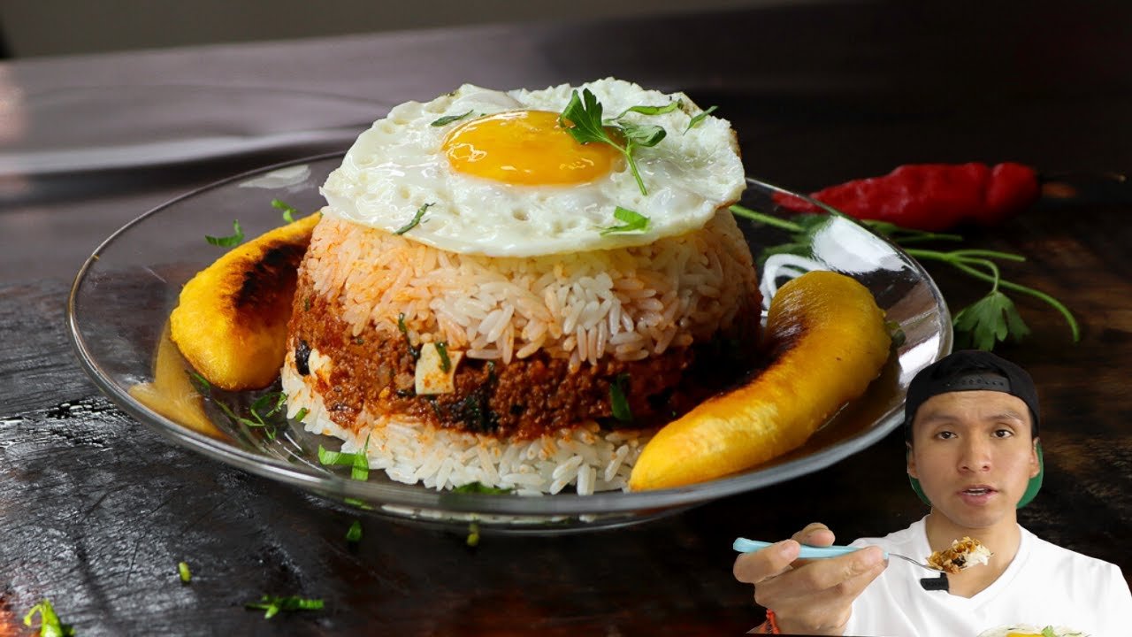 Receta de Arroz tapado peruano