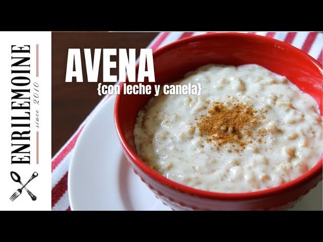 Receta de Avena con leche