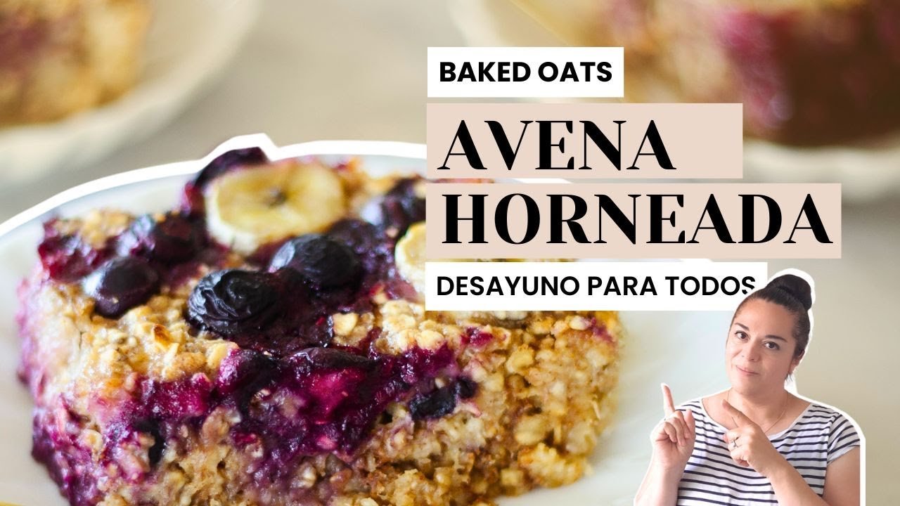 Receta de Avena horneada