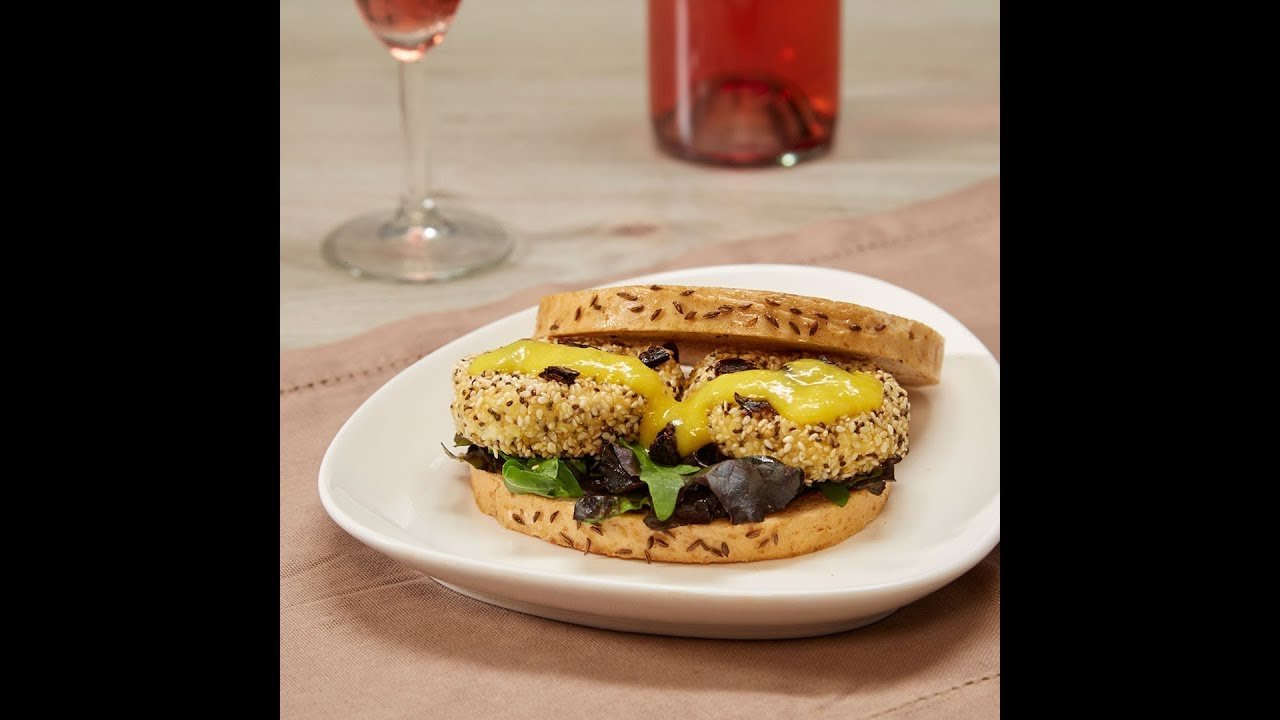 Receta de Bagel de queso de cabra