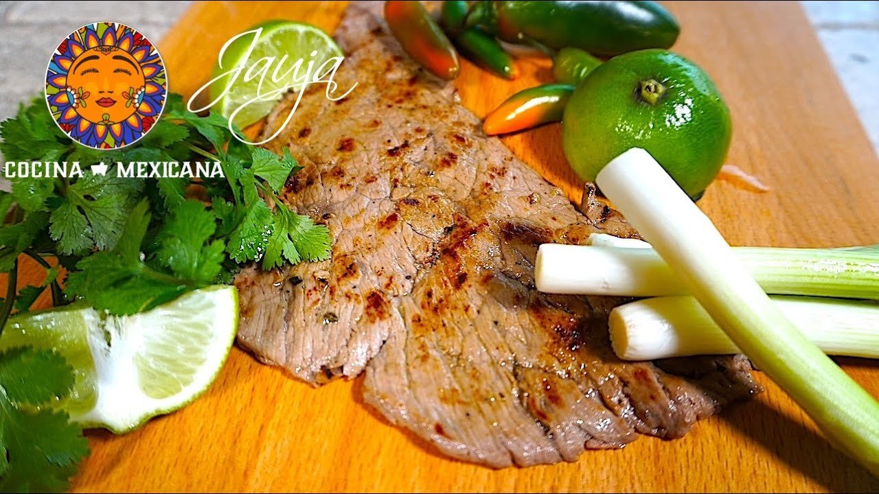 Receta de Biftec de falda marinado