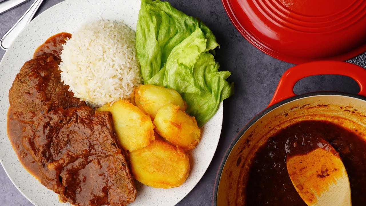 Receta de Bistec a la olla