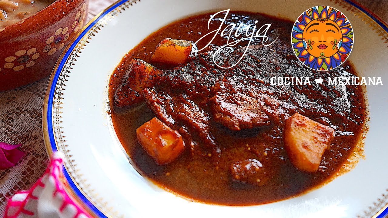 Receta de Bistec en chile pasilla