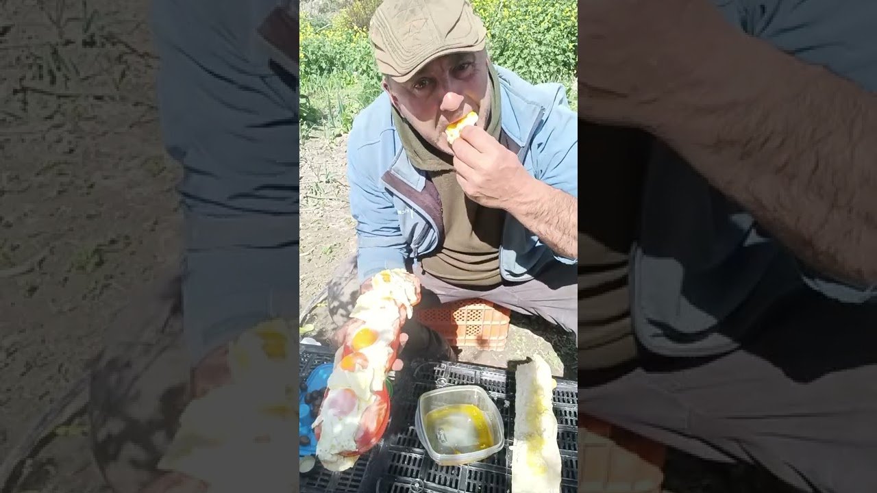 Receta de Bocadillo de huevos fritos