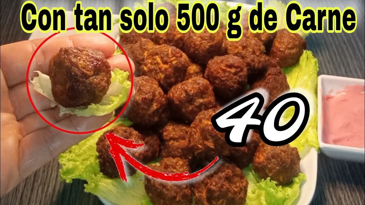 Receta de Bolitas de carne para fiestas