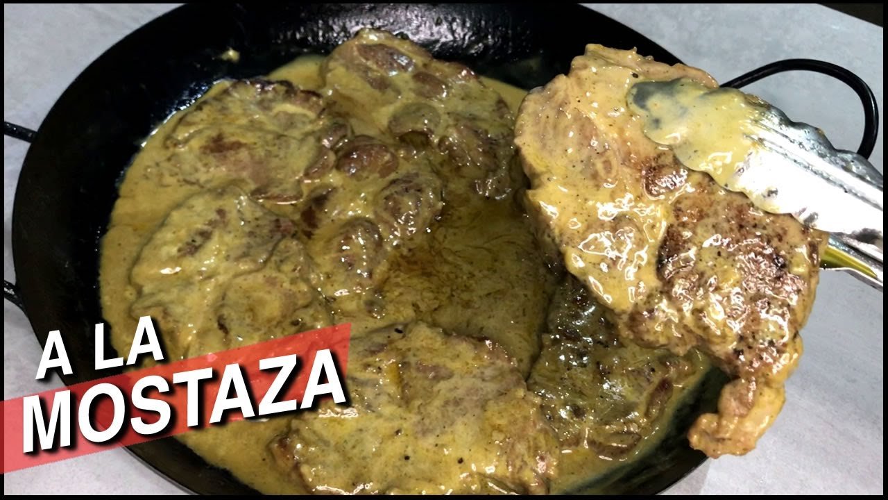 Receta de Bondiola a la mostaza