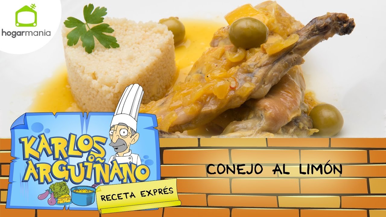 Receta de CONEJO ASADO CON LIMÓN
