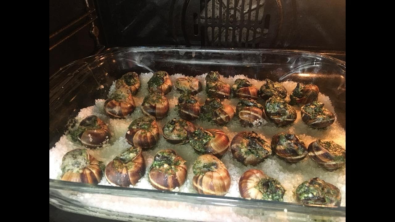 Receta de Caracoles a la borgoñona