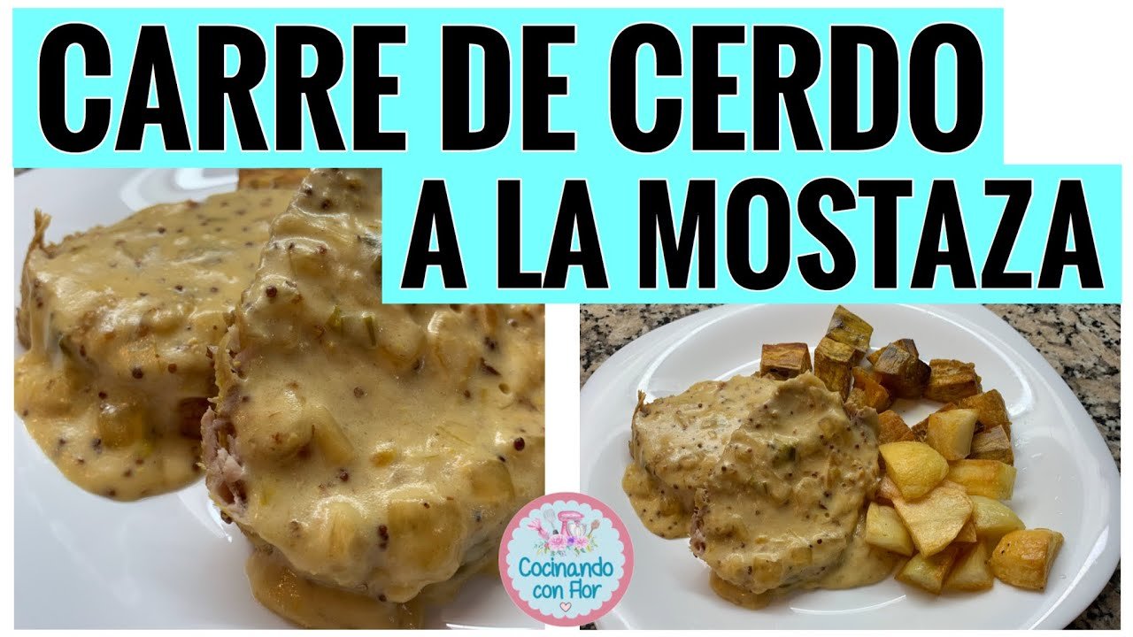 Receta de Carré de cerdo a la mostaza