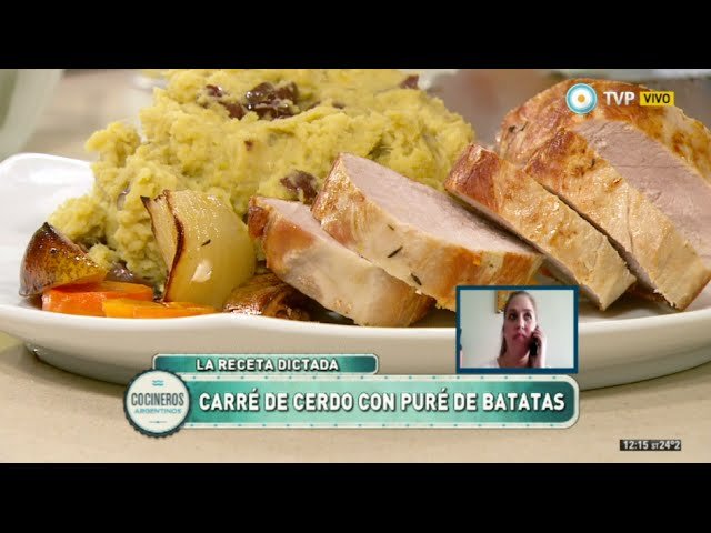 Receta de Carré de cerdo con puré de batata