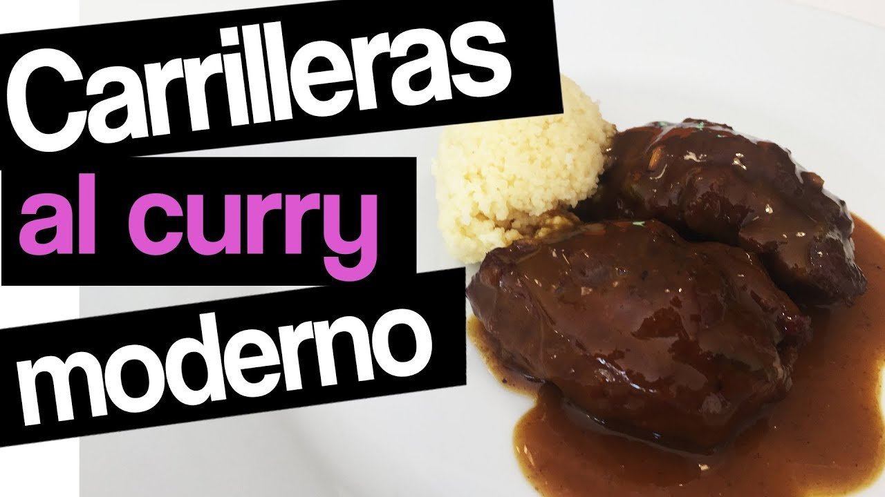 Receta de Carrilleras de cerdo en salsa de curry